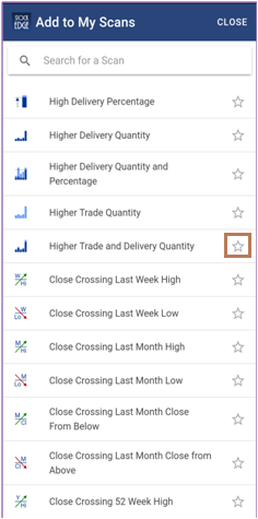 How to create scan list step 3