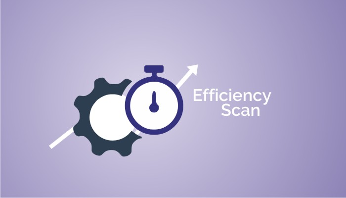 Efficiency scan