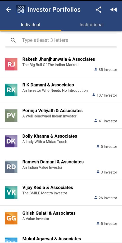 investor groups