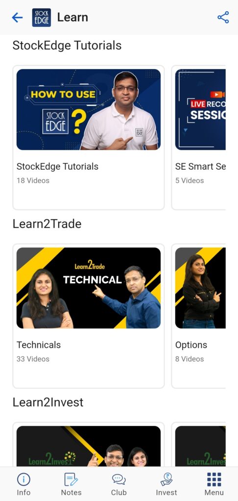 Check out the learn section where you will get valuable insights