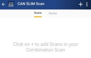 make CANSLIM strategy help of CANSLIM Scan