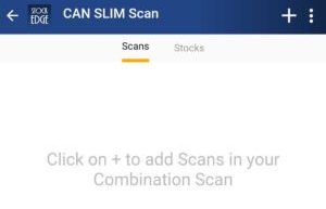 Make canslim strategy help of canslim scan