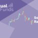 How to use sortino ratio to select good mutual funds for investing? 10 Candlestick chart of mutual fund performance with sortino ratio label.