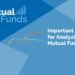 Important mutual fund ratios 27 A graphic showing nine important ratios for analyzing mutual funds in a blue background.