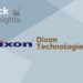 Dixon technologies ltd. - the brand behind brands 11 A graphical representation of stock insights with the logo of dixon technologies ltd. In a grey background.