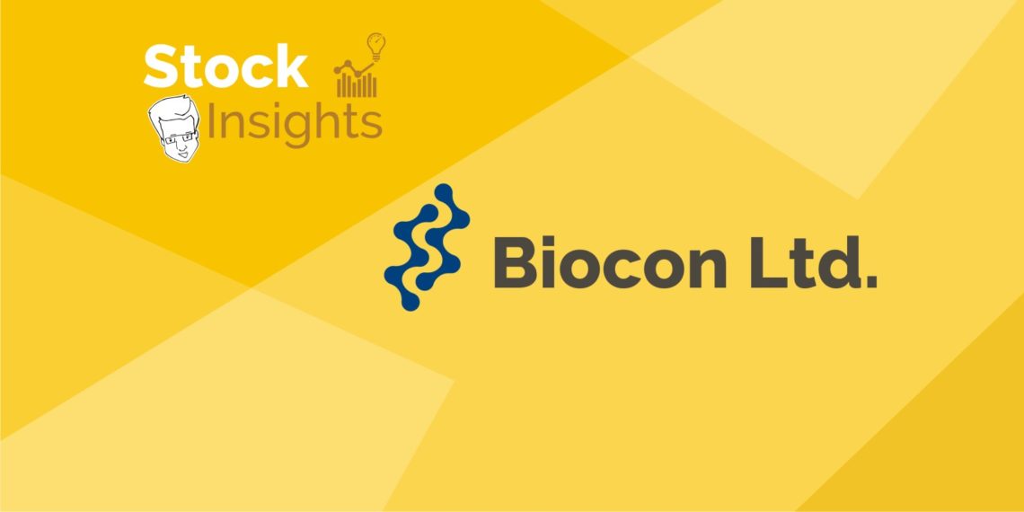 A graphic representing biocon ltd. , a biotechnology company that develops and manufactures biosimilars, generic formulations, and complex apis.