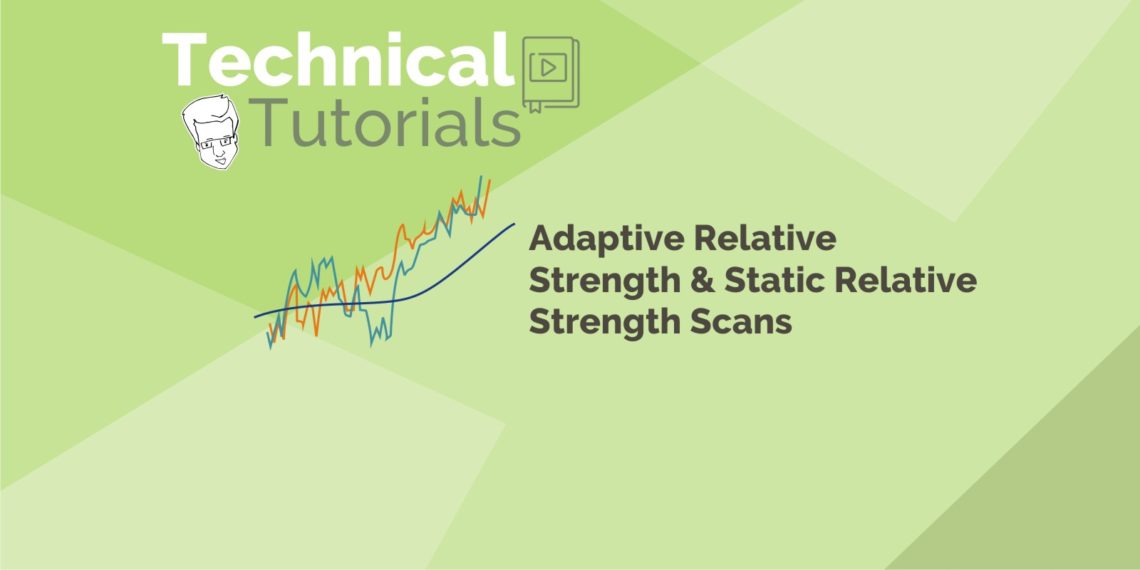 adaptive relative strength and static relative strength scans