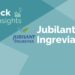 Jubilant ingrevia ltd. – nurturing innovation 14 A graphic image in agradient background of blue and green with the texts written "stock insights" in the top left corner. The text “jubilant ingrevia ltd. ” is written in white in the bottom right corner. The logo of the company is also given.