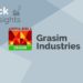 Grasim industries limited - the stronglomerate 15 The image is a graphic image titled “stock insights” featuring the logo and name of grasim industries ltd. , a company under the aditya birla group, displayed on a geometric grey background.