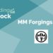 Trending stocks – mm forgings ltd. 11 A graphic image with a blue and green background. The text “trending stock” is written in white on the blue background, and the text “mm forgings ltd. ” is written in black on the green background.
