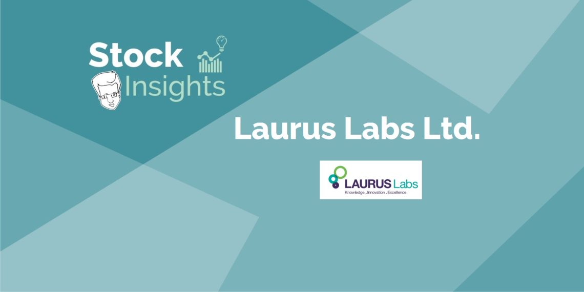 Laurus labs ltd. Logo with tagline 'knowledge. Innovation. Excellence