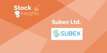 A graphic with the subex ltd. Logo and the text "stock insights" above it.