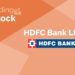 Trending stocks – hdfc bank ltd. 8 An orange graphic with the text ‘trending stock’ and ‘hdfc bank ltd. ’ with the hdfc bank logo.