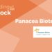 Trending stocks – panacea biotec ltd. 16 A graphic representation of a trending stock "panacea biotec ltd. " in a background gradient of orange and red.