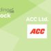 Trending stocks – acc ltd. 6 Logo of trending stock "acc ltd. " in a green background.