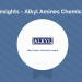Understanding the rise of alkyl amines chemicals ltd. 11 A graphical representation titled “stock insights - alkyl amines chemicals ltd. ” featuring a rising stock graph, two illustrated characters observing it, and the company’s logo against a blue background.
