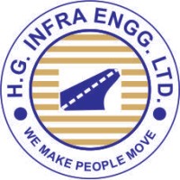 Logo of h. G. Infra engineering.