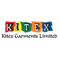 A logo for kitex garments limited, a company that produces and exports garments for infants and children.