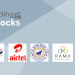5 stocks that have been trending in the last 3 days 13 Logos of trending stocks zensar technologies, bharti airtel, hil, rama, and cyient.