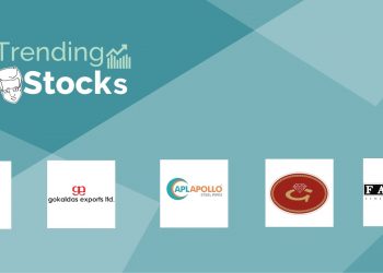 Logo of trending stocks bpl, gokuldas exports ltd. , apollo tyres and faze clan ltd.