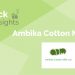 Ambika cotton mills ltd. - a premium quality yarn manufacturer 13 Stock insights logo with green elephants facing each other on a white square background. The words ‘stock insights’ and ‘ambika cotton mills ltd. ’ are written in white on a green background.