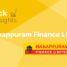 Manappuram finance ltd. – is the golden boy losing its glitter? 14 A yellow background with the manappuram finance ltd. Logo, followed by the text 'stock insights' and the company name in full.