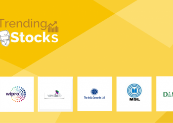 A collection of logos from various indian companies, including wipro, westlife, dimart, india cements, and msl, set against a bright yellow background.