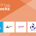 What’s trending: canara bank, allsec technologies, and 3 other stocks 9 A graphic representation of trending stocks with their logos in a gradient background of red and orange.