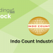 How will indo count benefit by acquiring the home textile business of ghcl? 15 A green background with the logos of indo count industries ltd. And trending stock above the text "indo count" and "indo count industries ltd. ".