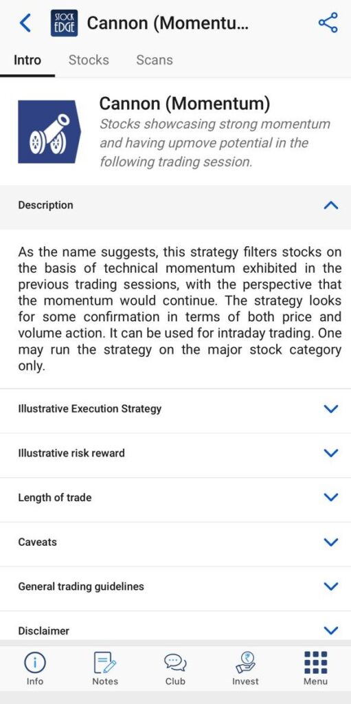 Trading strategies