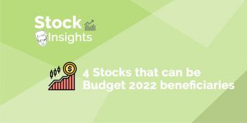 A visual representation of the potential benefits of investing in certain stocks in 2022 in a green background.