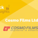 How is cosmo films ltd. Planning to change the packaging landscape? 19 A graphic design featuring the logo and name of “stock insights” on the left side, and “cosmo films ltd. ” with its logo and tagline “engineered to enhance” on the right, set against a bright yellow background with angular design elements