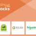 What's trending: solara active, schneider electric, and 3 other stocks 18 A graphic representation with the logos of trending stocks in a gradient background of red and orange