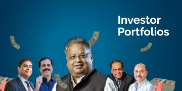 Using investor portfolios section to track big bulls like rakesh jhunjhunwala