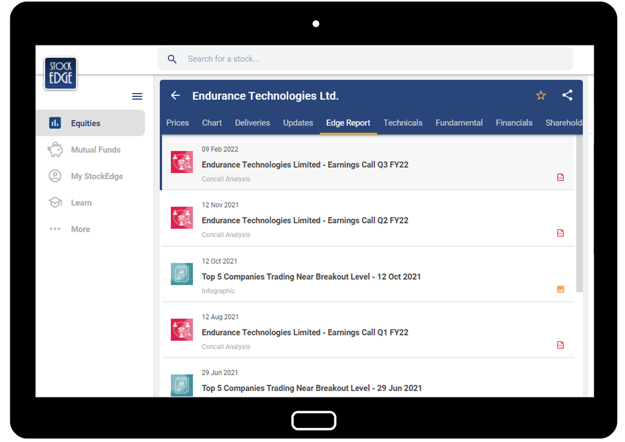 Endurance Technologies Expanding Beyond Core Business