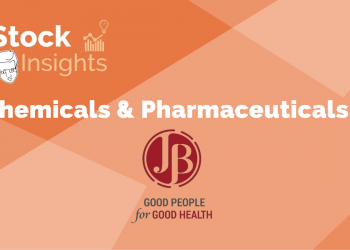 A logo for jb chemicals & pharmaceuticals ltd. , an indian pharmaceutical company. The logo is red, with the letters "jb" in white. The company's slogan is "good people for good health".