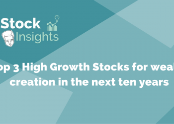 A visual representation of three indian stocks that are expected to have high growth potential in the next decade.