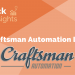 Craftsman automation ltd. - strong growth ahead 8 A blue and yellow logo with the text 'craftsman automation ltd. ' and a stylized gear below the text
