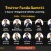 Stockedge presents "techno funda summit" 9 A promotional banner for the “techno-funda summit” hosted by stockedge club. It features a dark background with yellow and white text highlighting the event details.