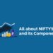 All about nifty50, components of nifty50, and how to invest in it 12 Image in a blue background that reads all about nifty 50 and its components.