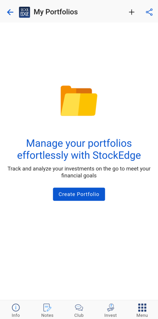 Build your portfolio with stockedge