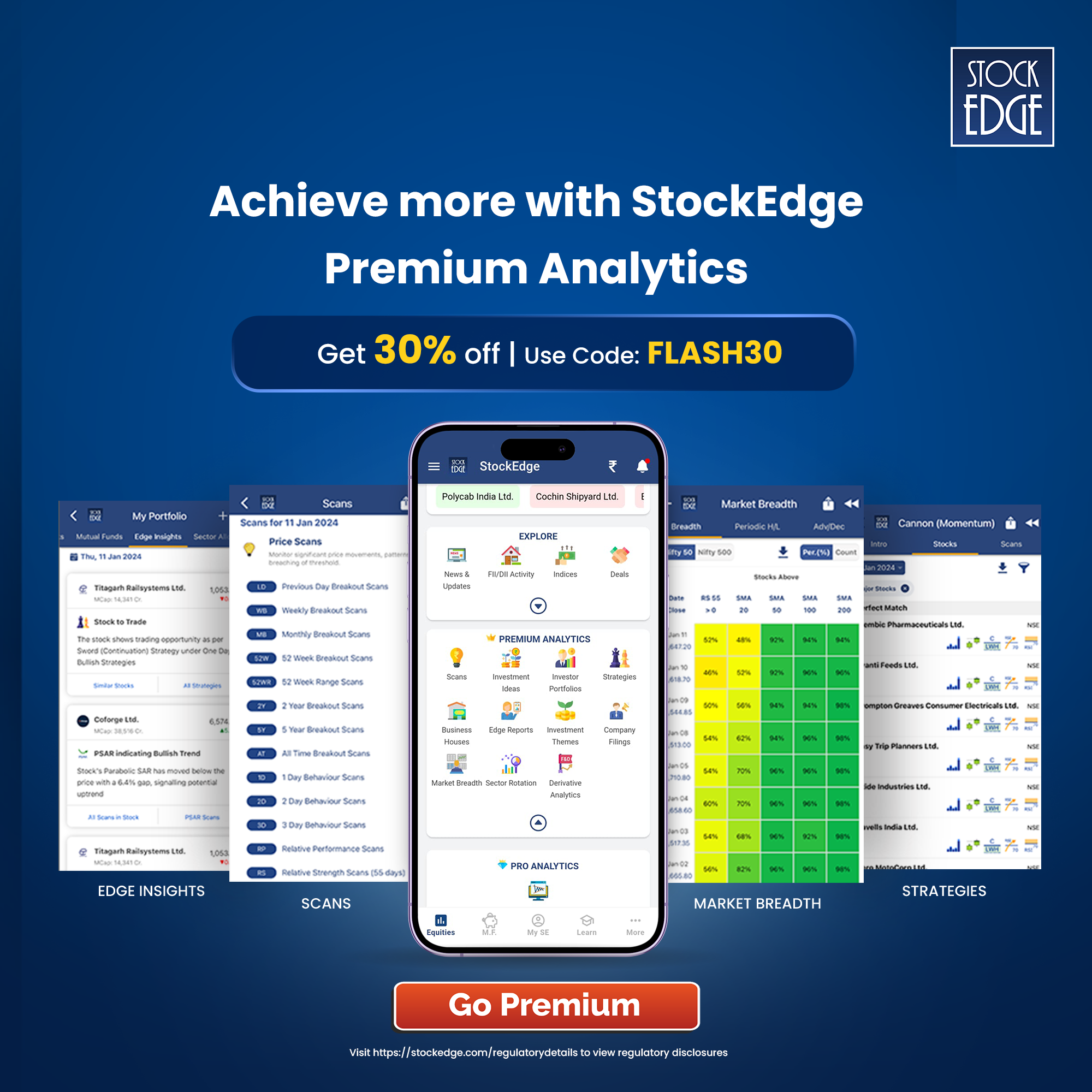 Get 30% off on StockEdge Premium