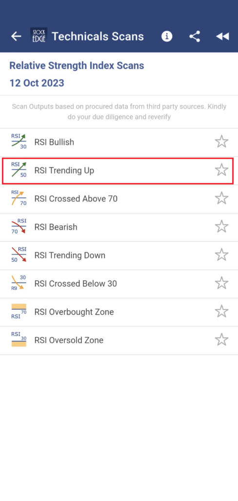 Rsi scans by stockedge