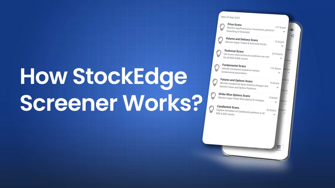 Stock screener by stockedge
