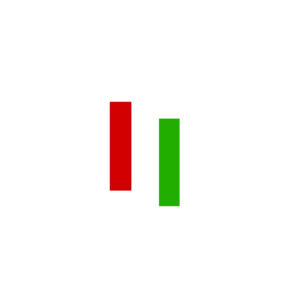 Illustration of a piercing line candlestick pattern