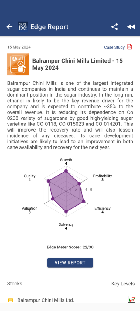 Investment idea on sugar stock