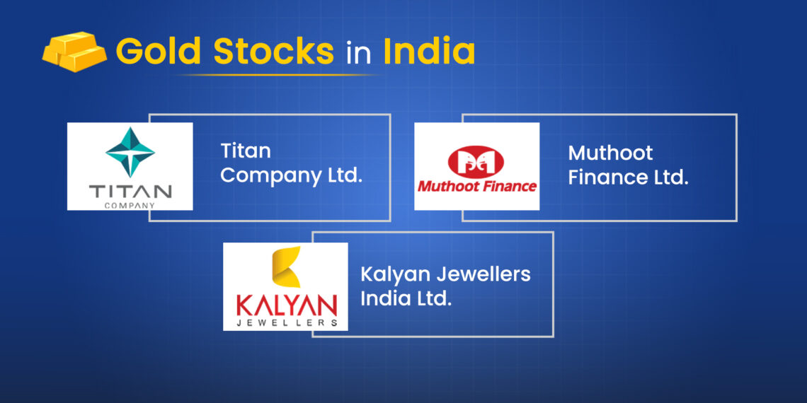 Cover image of gold stocks in india