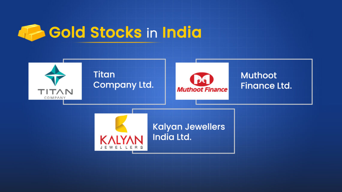 Cover image of gold stocks in india