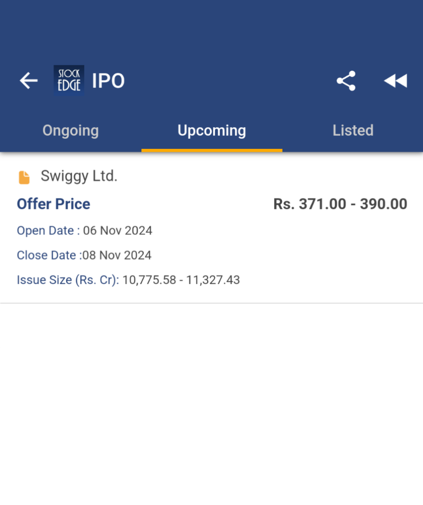 List of upcoming ipos in india