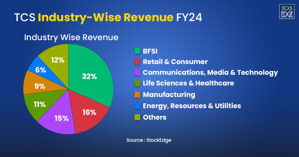 Tcs industry wise revenue fy24